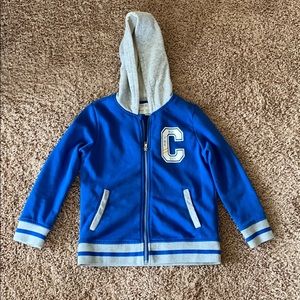 COPY - Zara Boys Gray Blue Zip Up Hoodie Size 7